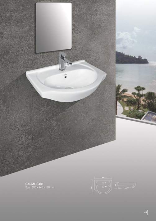 Wall hung Basin