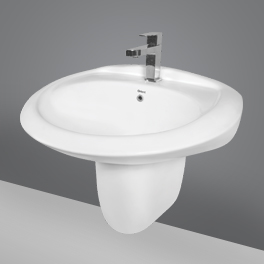 Half Pedestal Wash Basin